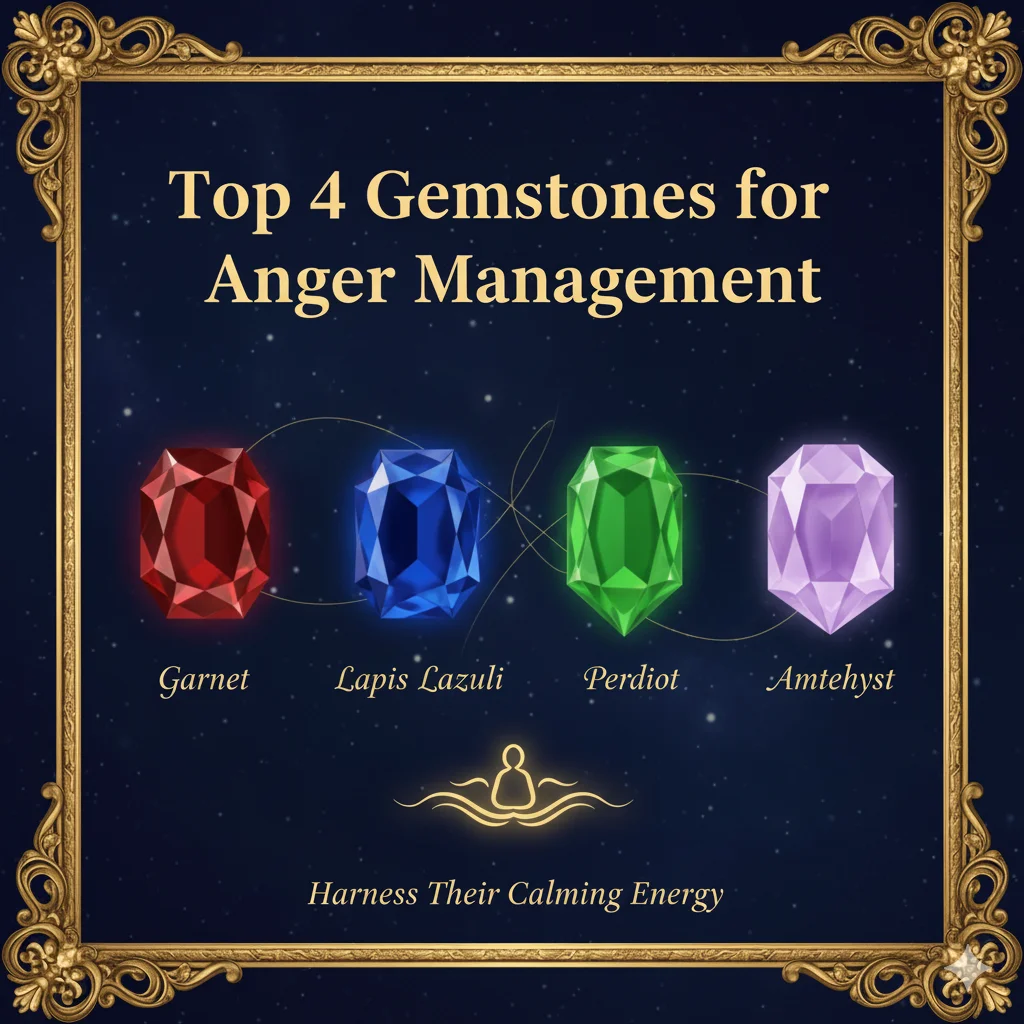 Top 4 Gemstones for Anger Management